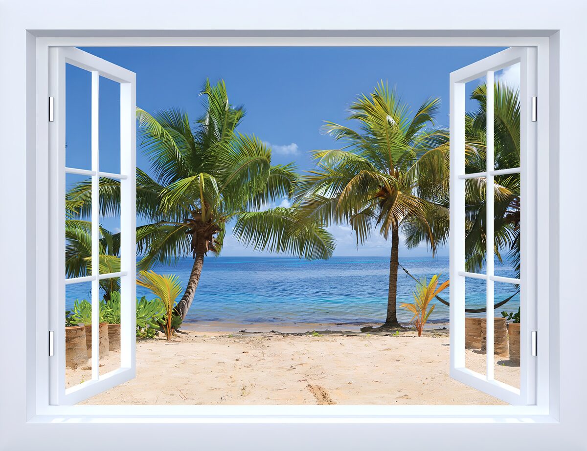 TPDE66735: Blick auf den paradisischen Strand