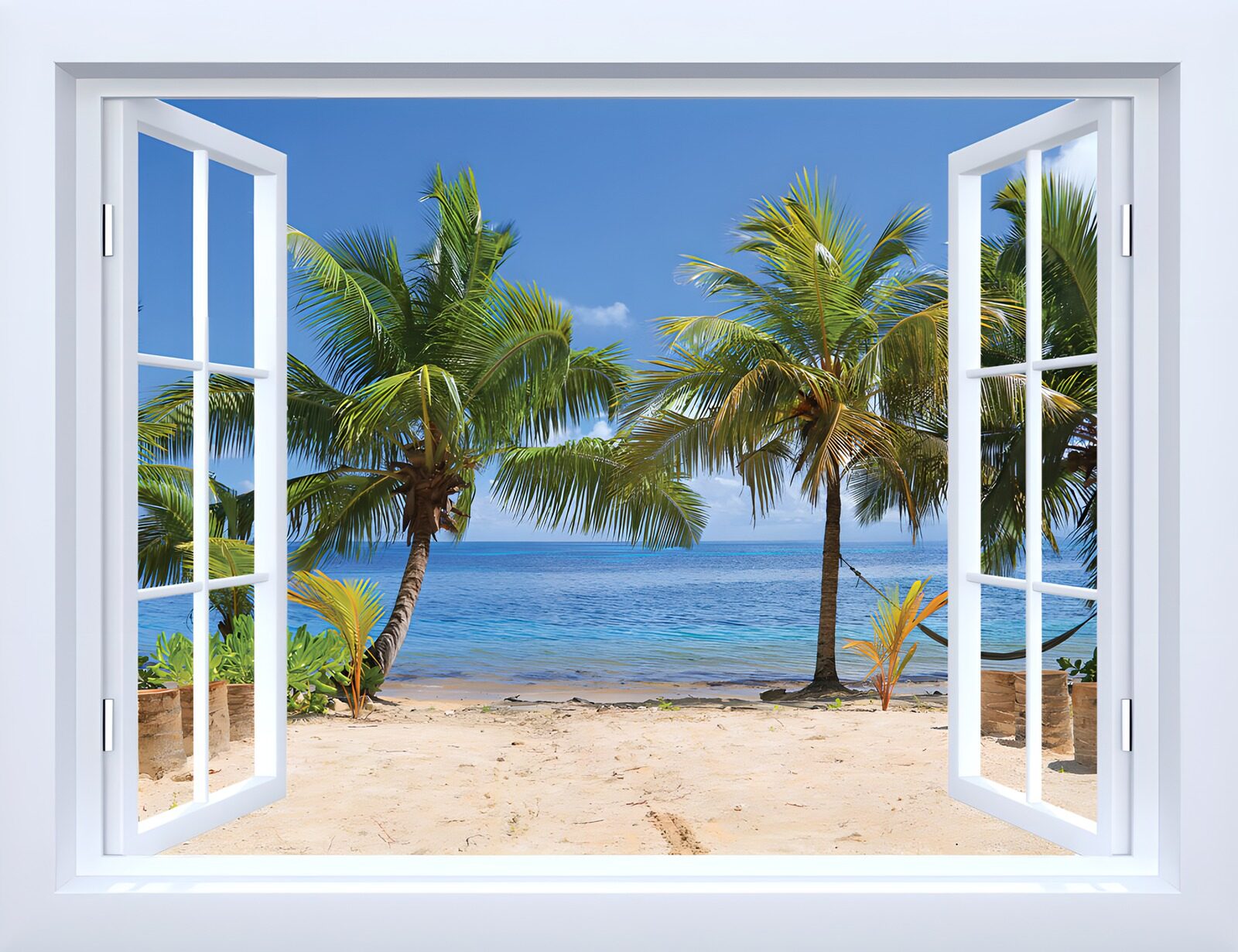 TPDE66735: Blick auf den paradisischen Strand