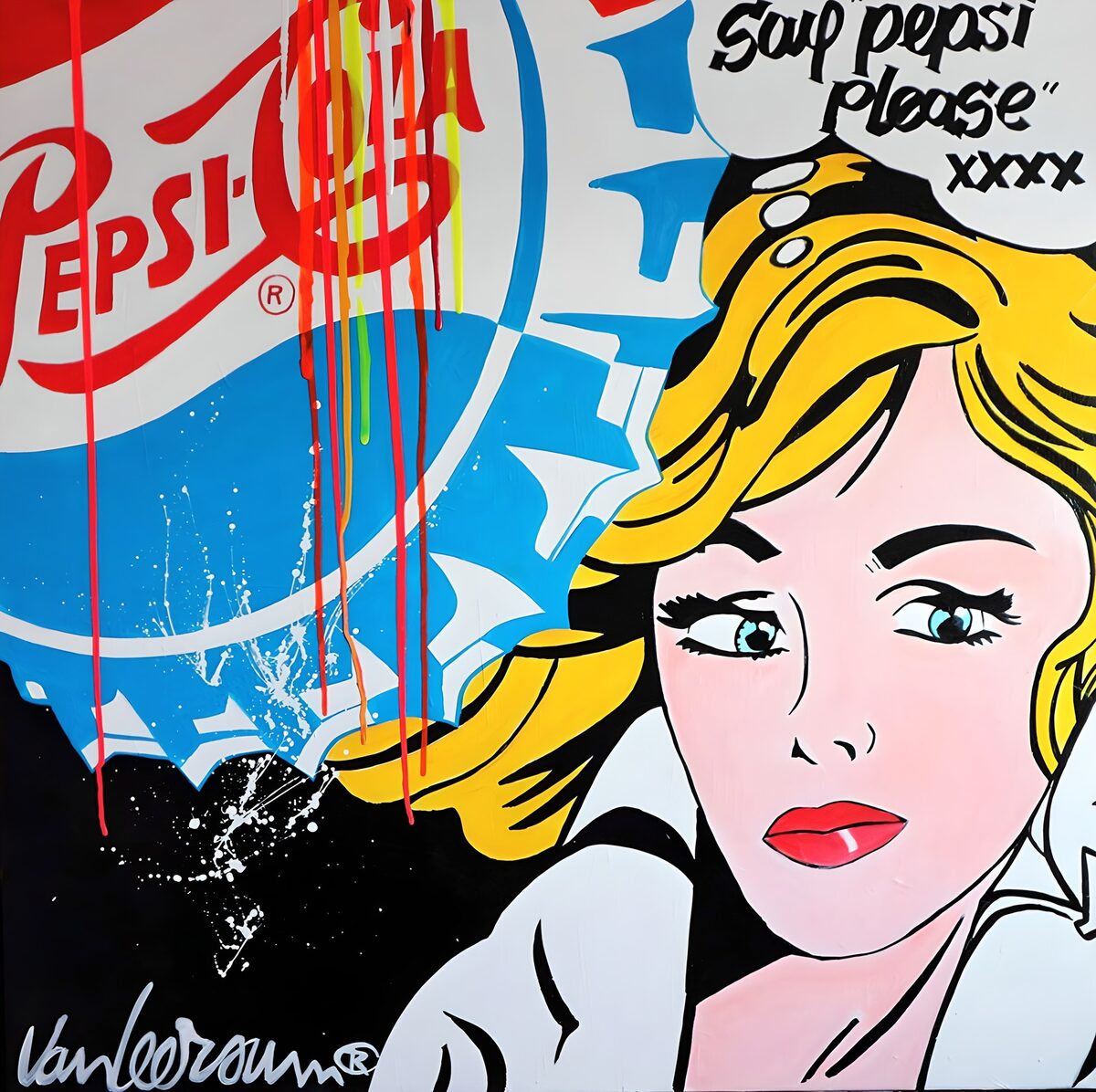 TPDE32344: Pop-Art mit Pepsi-Motiv
