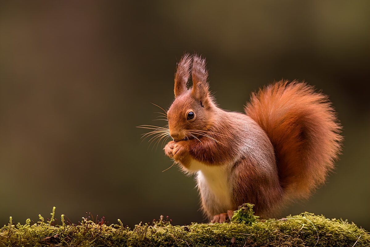 TPDE41598: Eichhörnchen im Wald