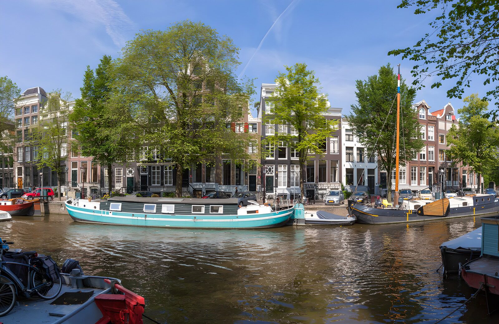 TPDE50651: Malerischer Kanal in Amsterdam