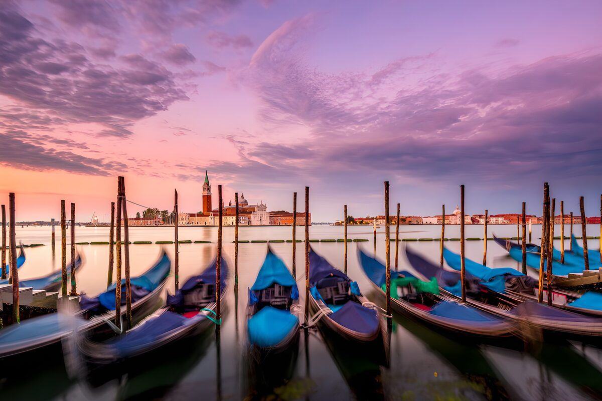 TPDE58384: Venedig bei Sonnenuntergang
