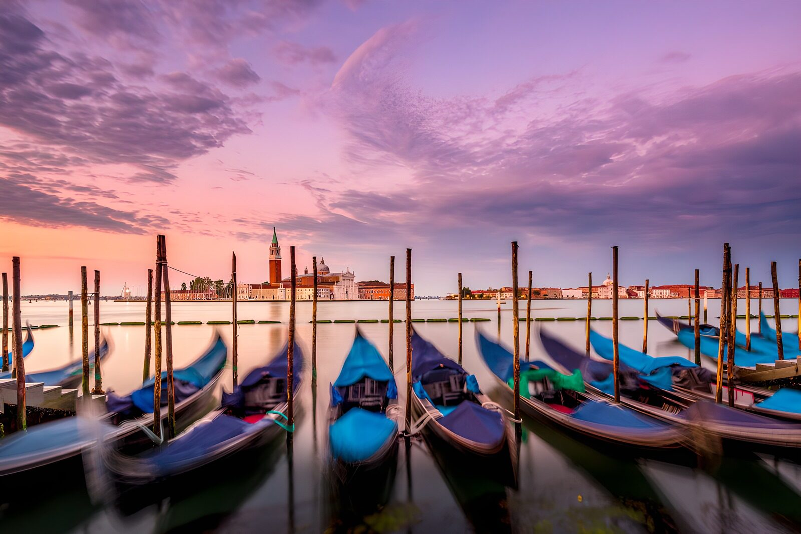 TPDE58384: Venedig bei Sonnenuntergang
