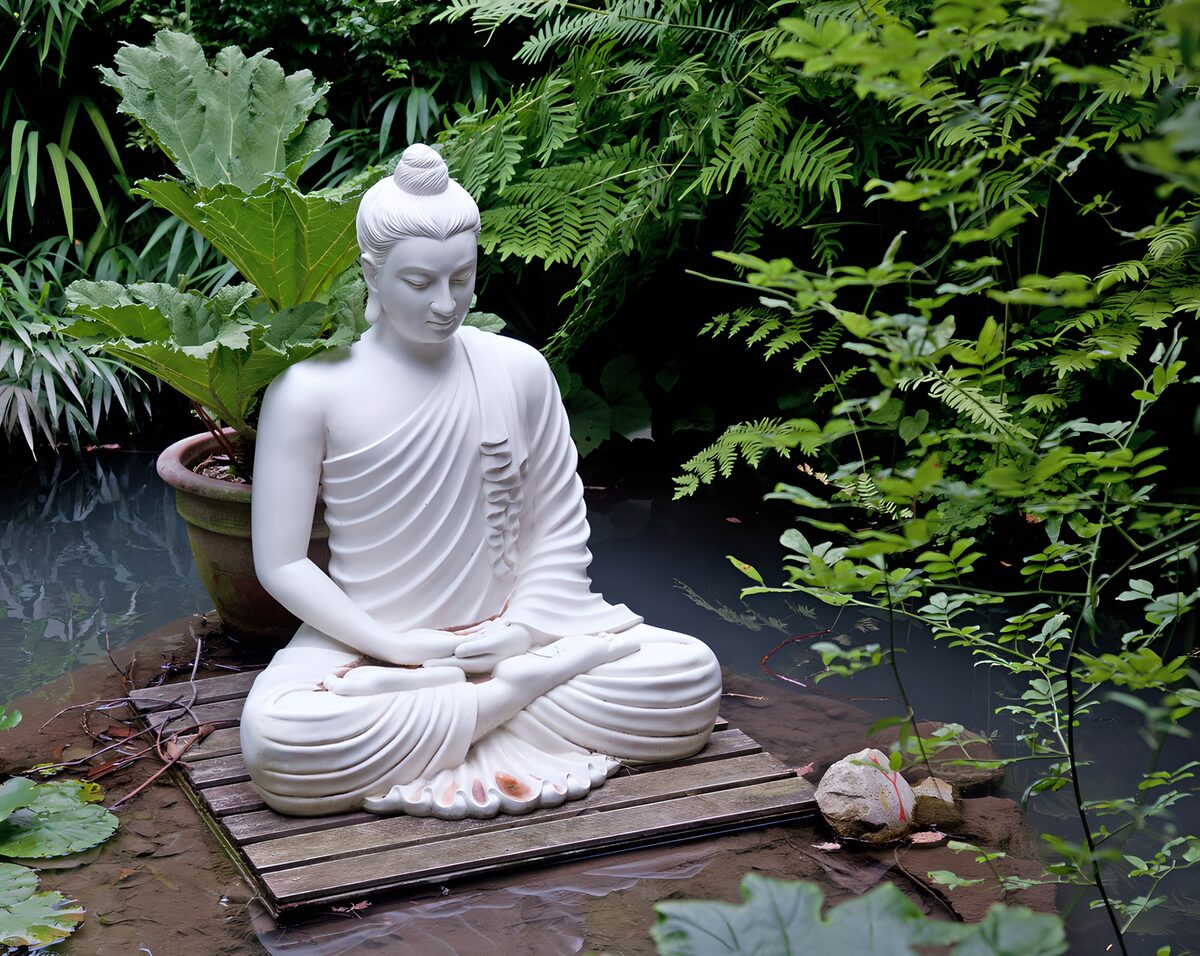 Buddha inmitten der Natur