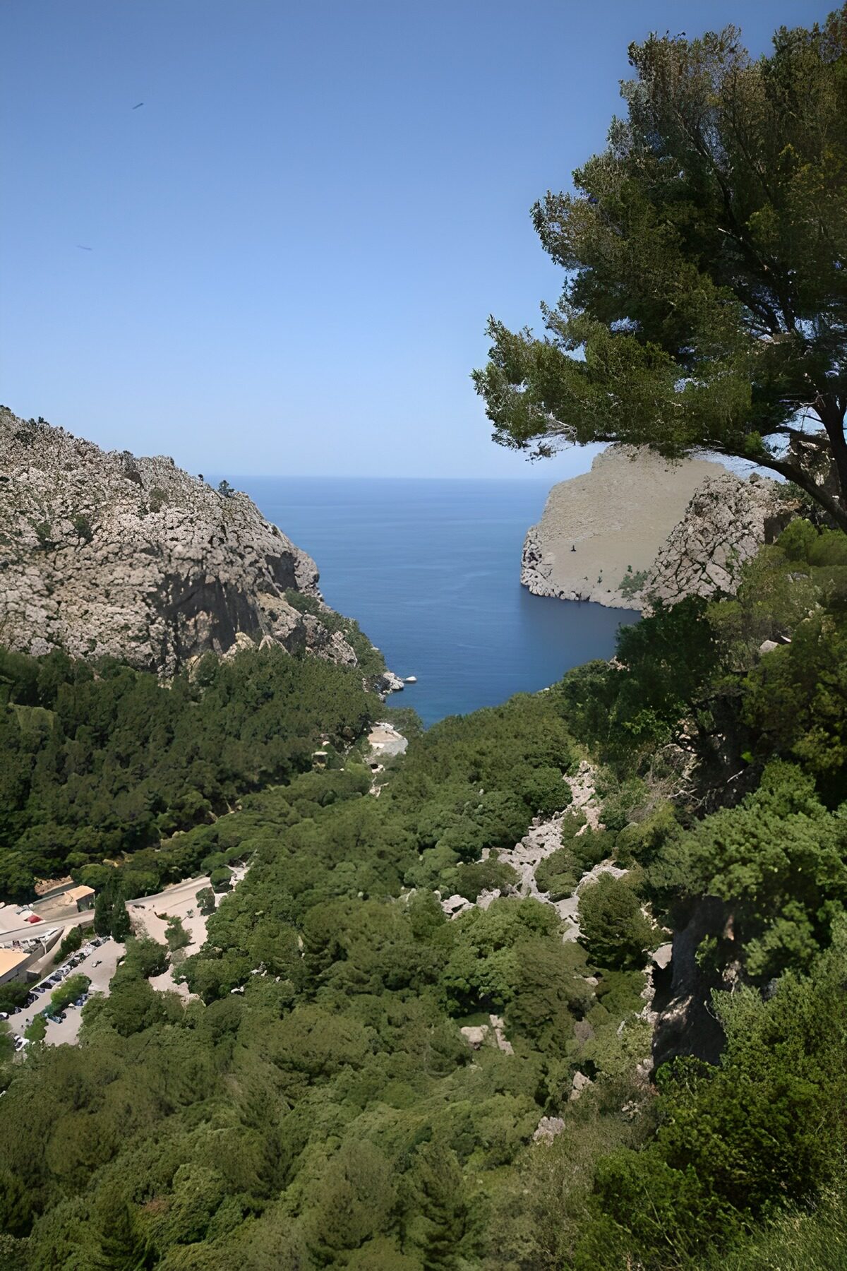TPDE27948: Aussicht auf eine Bucht 
