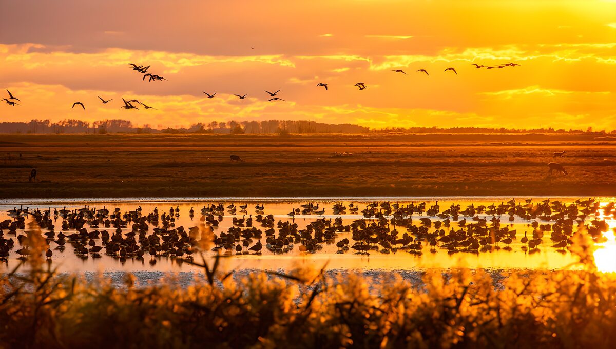 TPDE62176: Abendstimmung im Vogelschutzgebiet