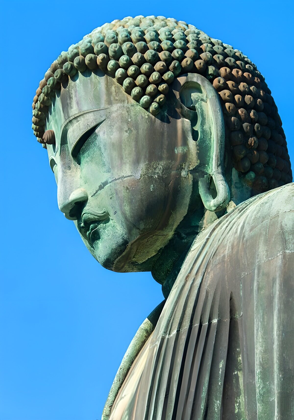 TPDE99782: Ausblick auf eine Buddha, die meditiert