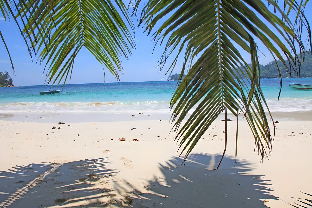 TPDE60983: feiner, weißer Sandstrand auf Curacao