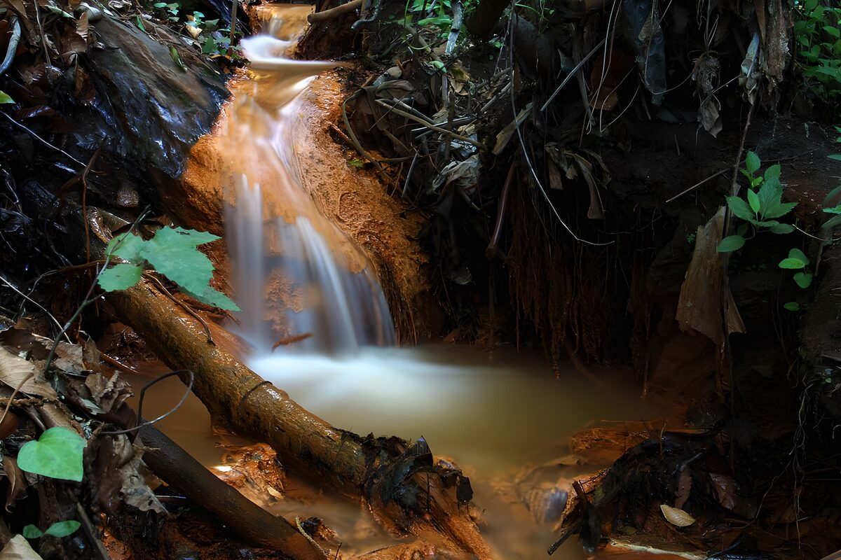 TPDE65234: Wasserfall inmitten der Natur