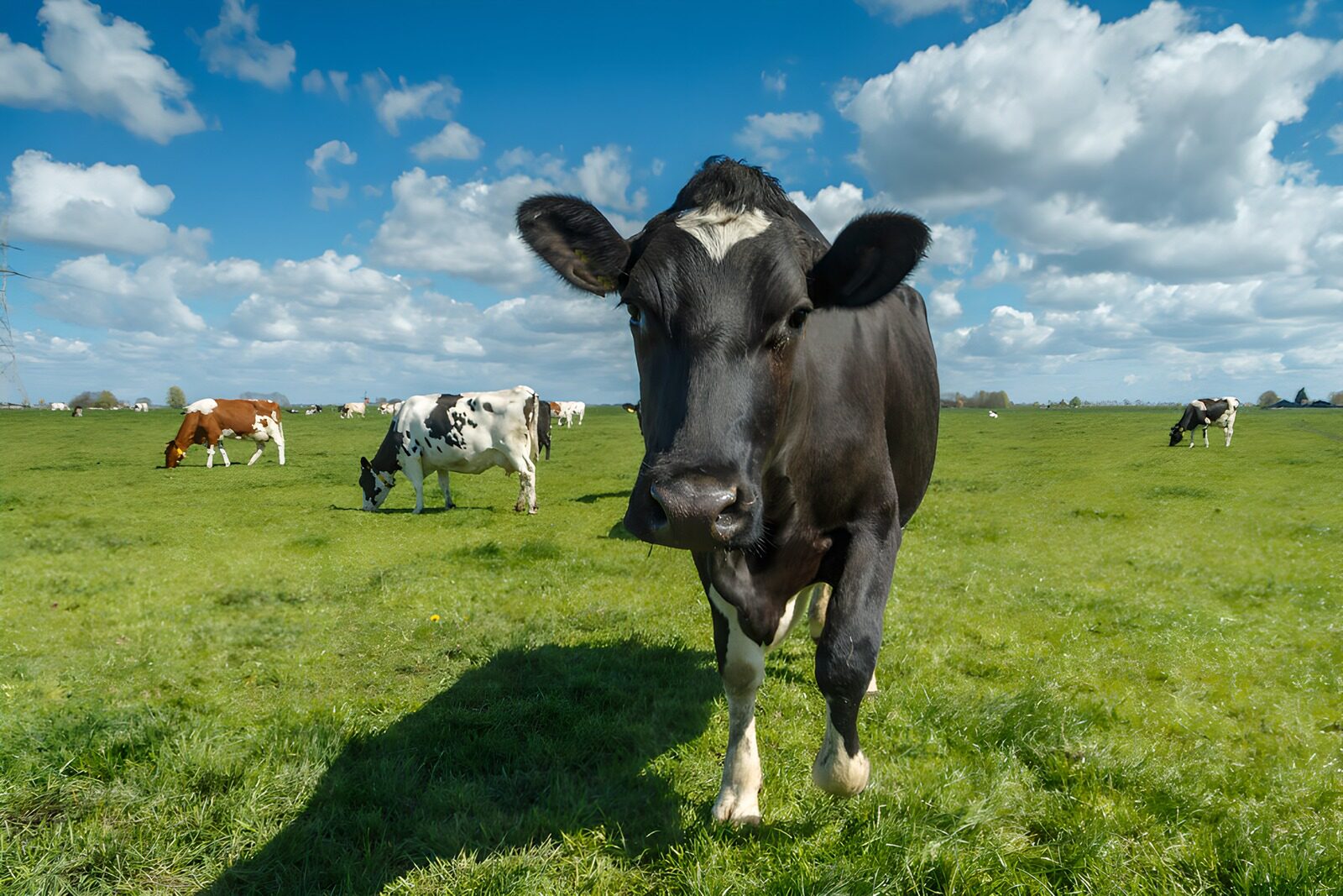 TPDE39855: Kühe auf der grünen Wiese