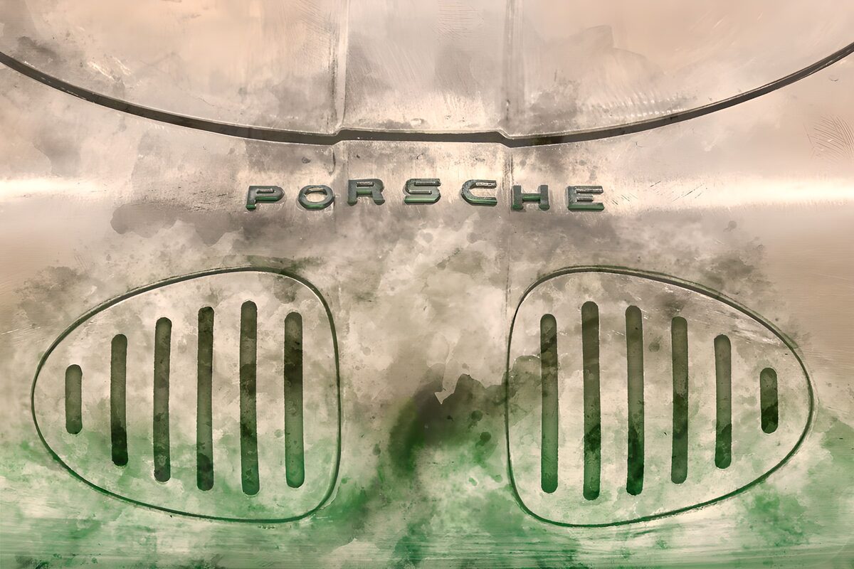 Porsche Fußraum im Detail