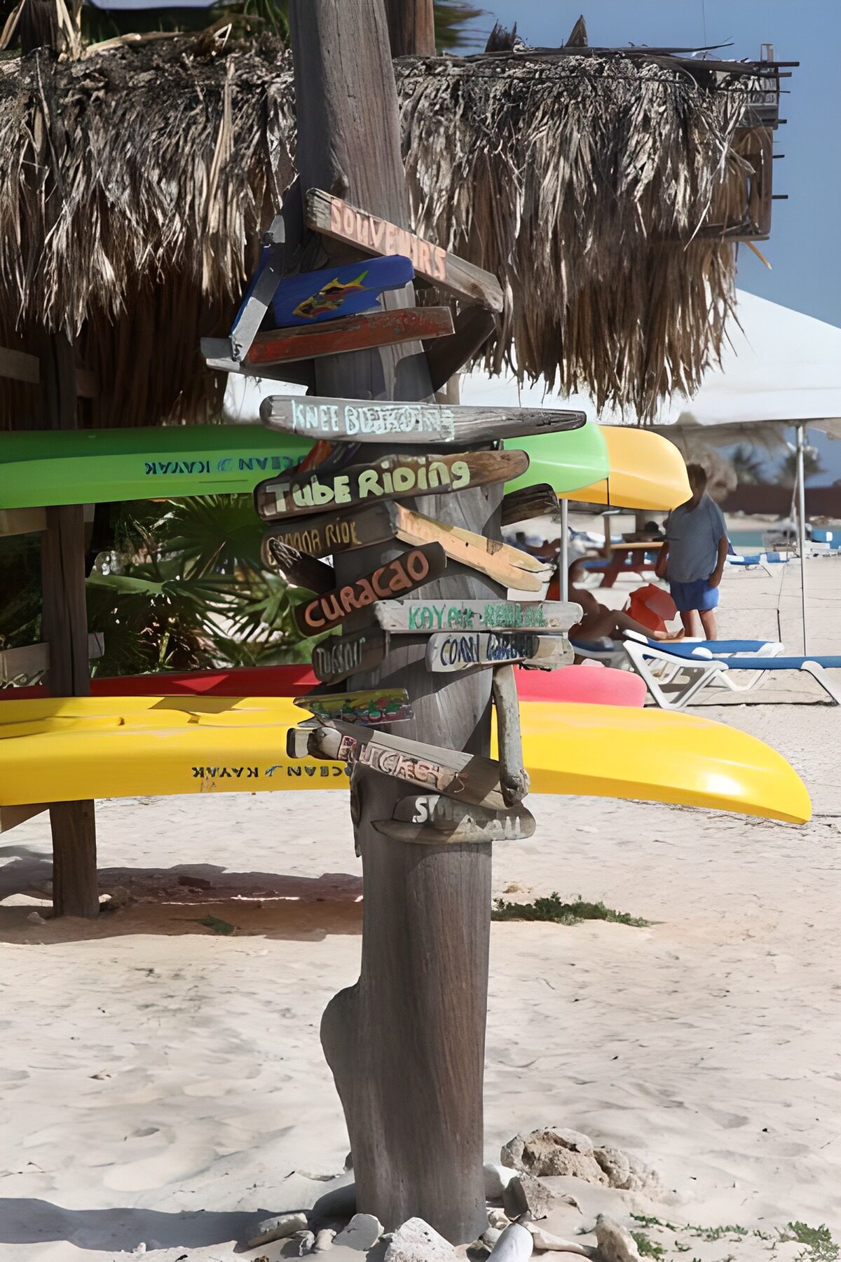 TPDE31474: Wegweiser am Strand