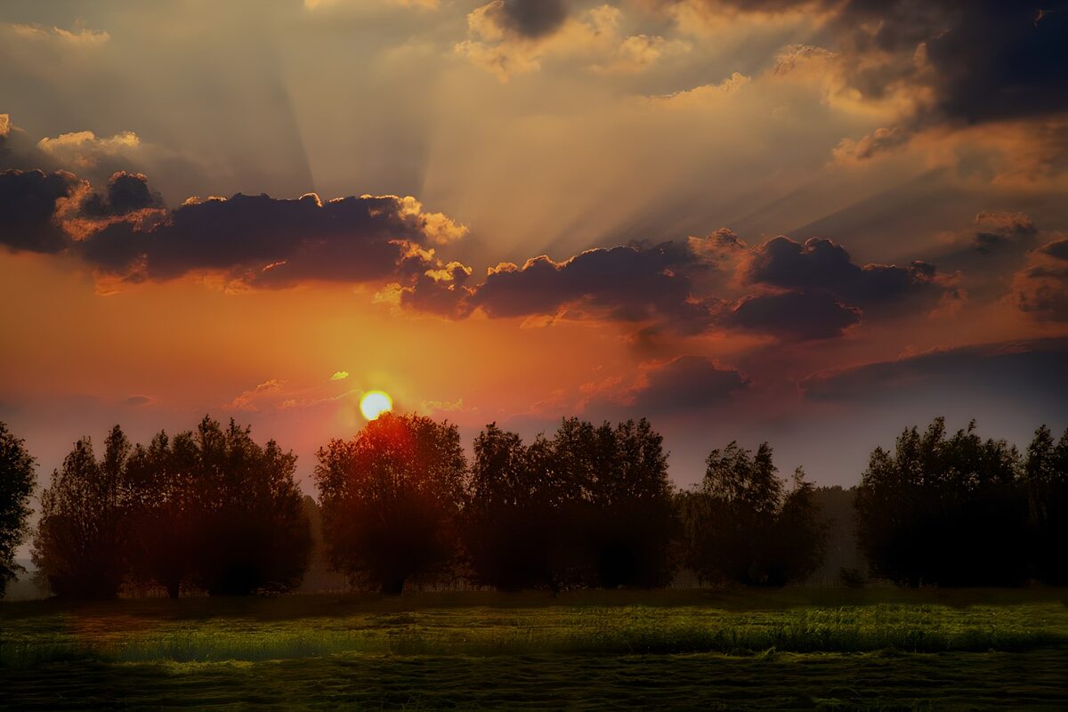 TPDE34079:  farbenprächtiger Sonnenuntergang 