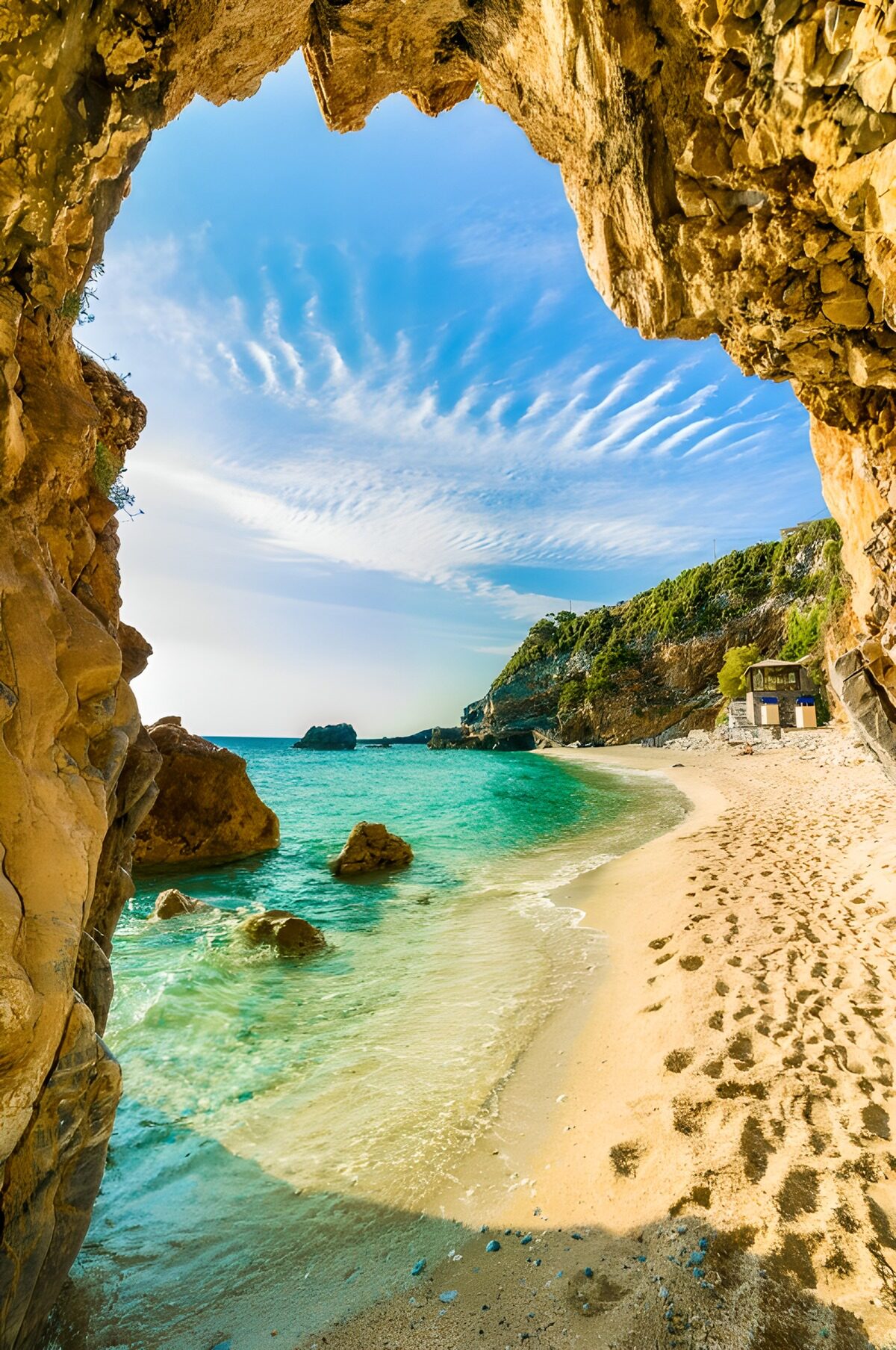 TPDE62454: Versteckter Strand mit atemberaubendem Blick