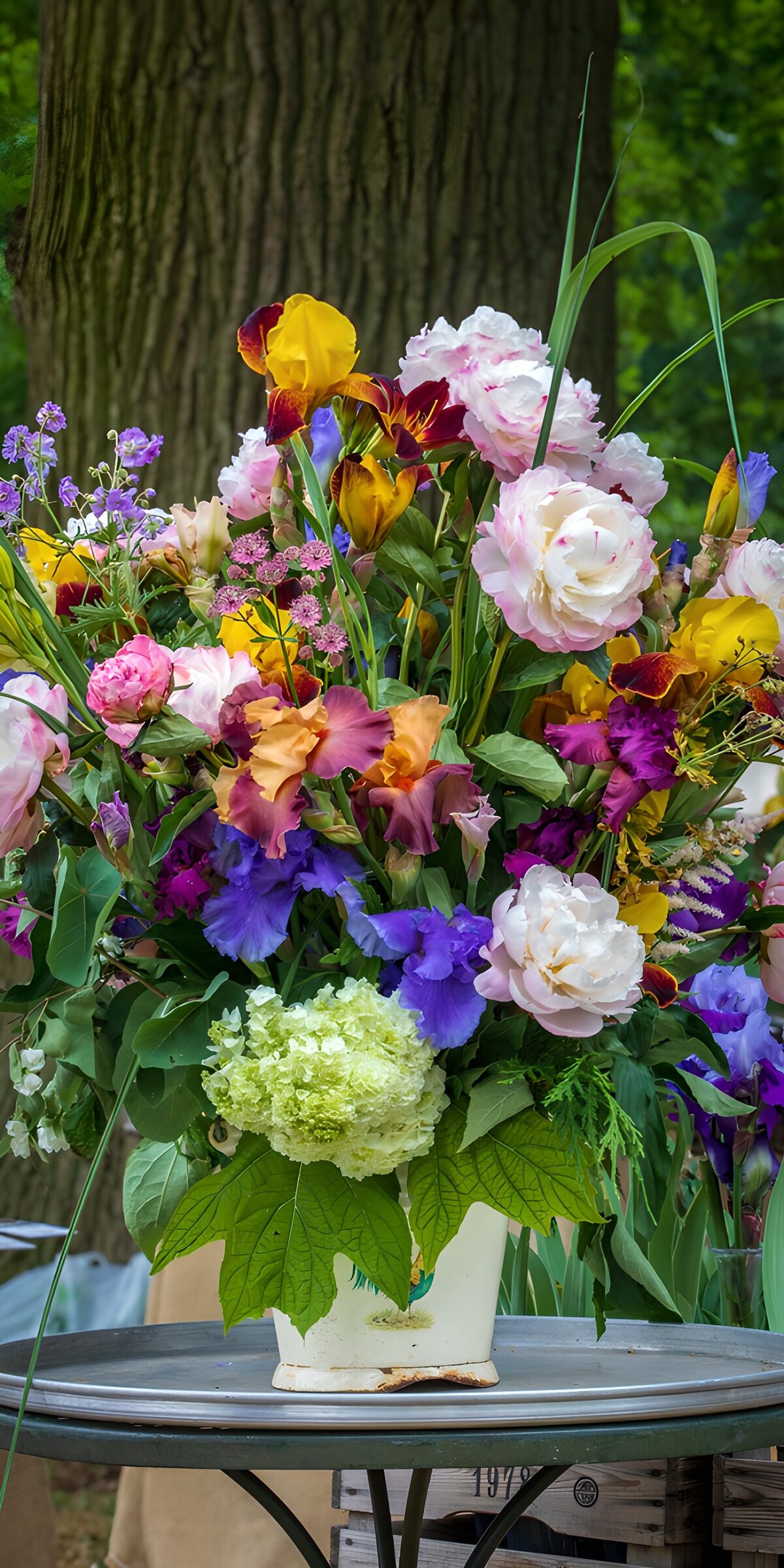 TPDE26882: Bunte Blumenpracht im Garten