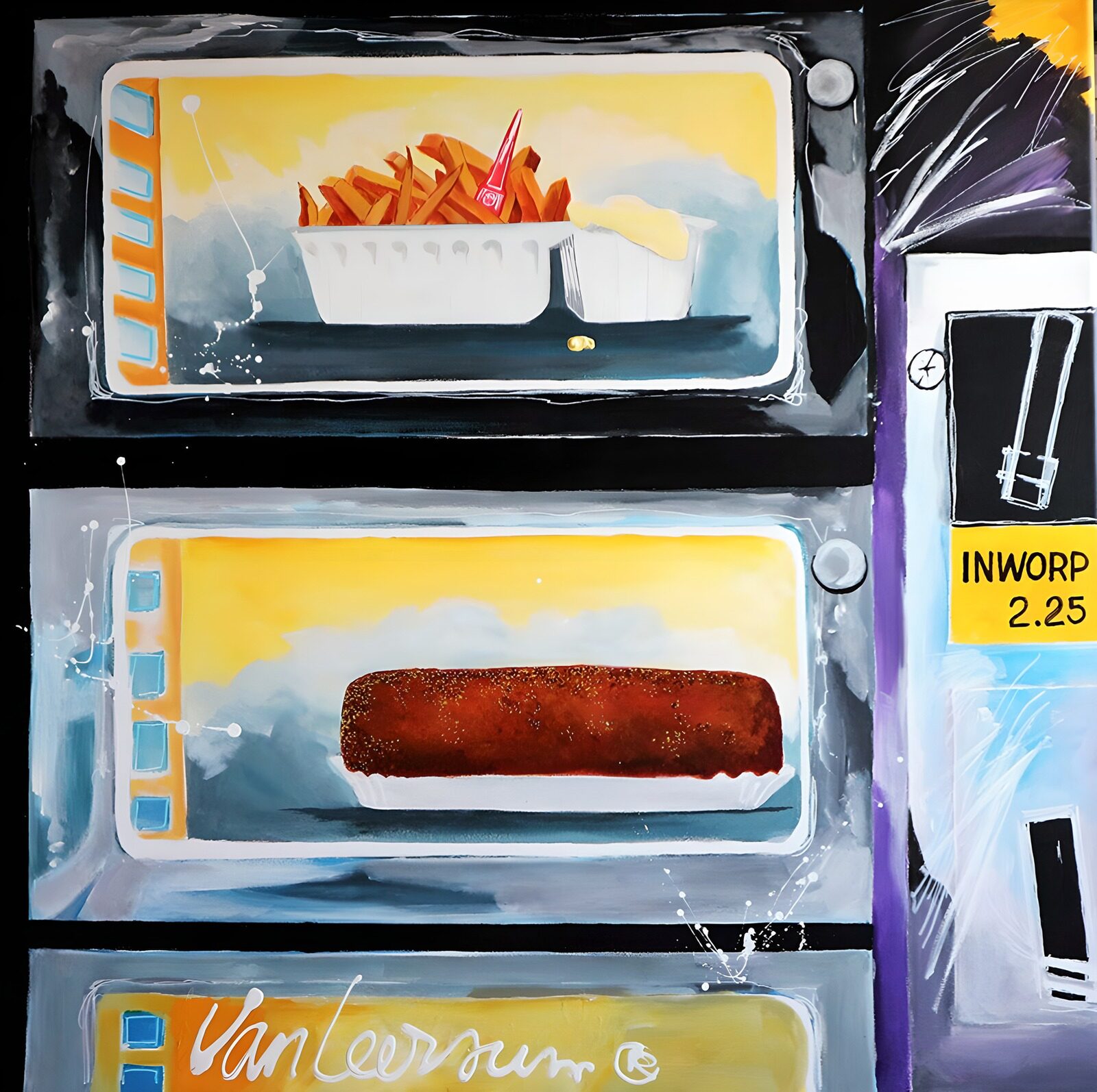 TPDE11714: Snackautomaten im Retro-Stil