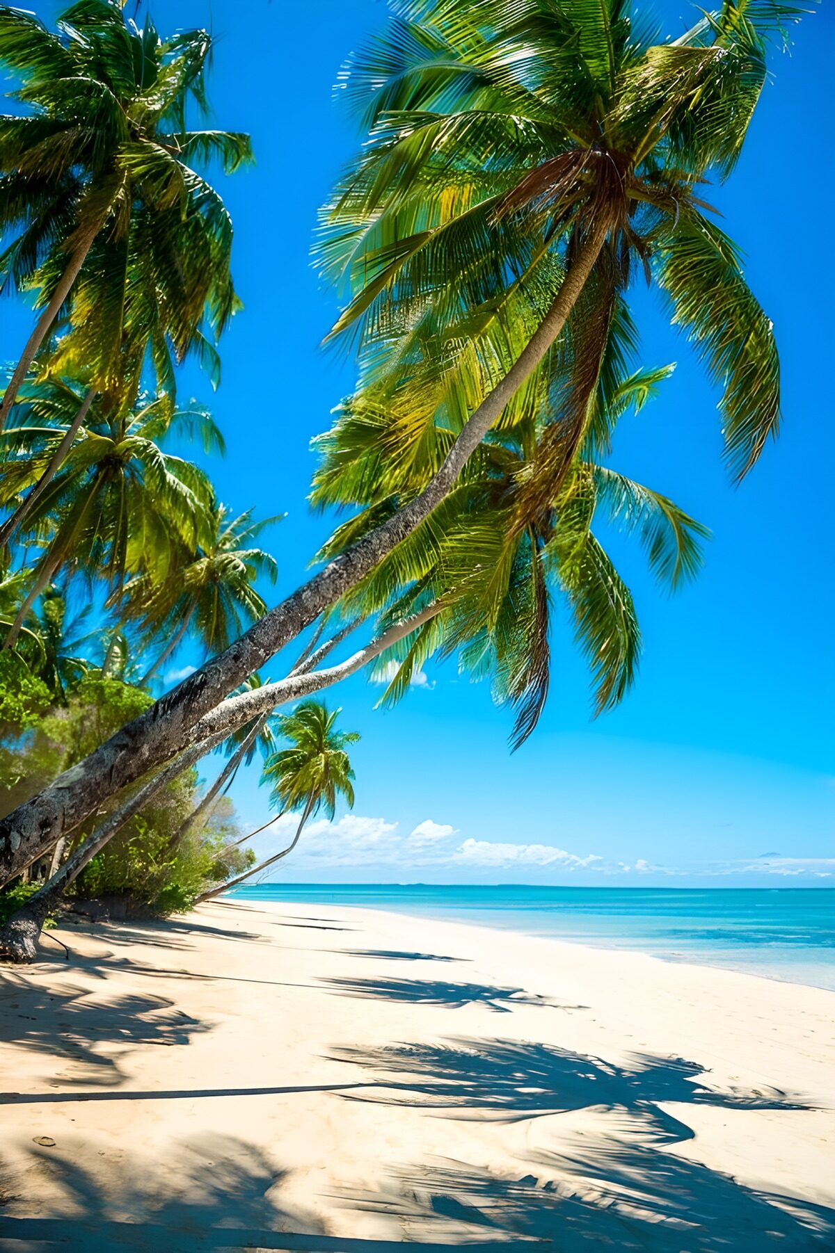 TPDE90871: Tropischer Strand mit Palmen