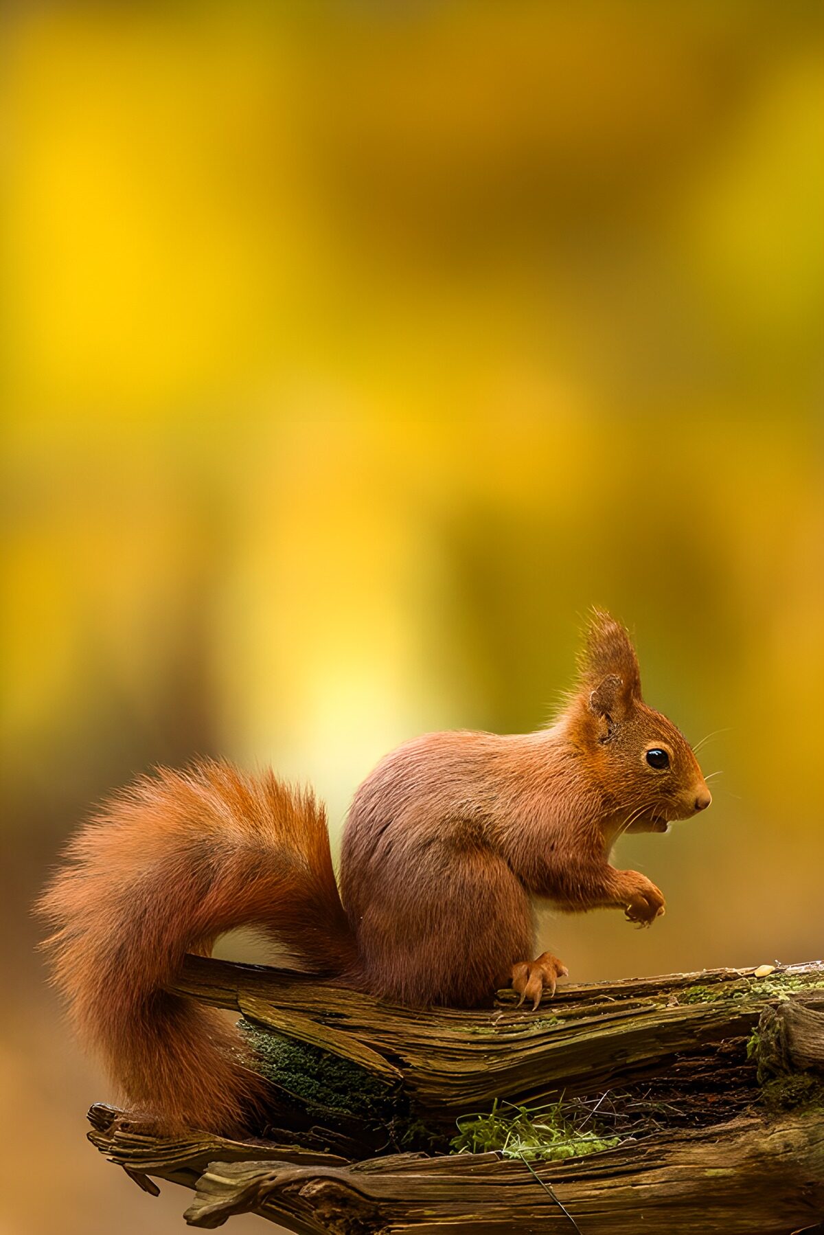 TPDE77142: Eichhörnchen im Herbstwald