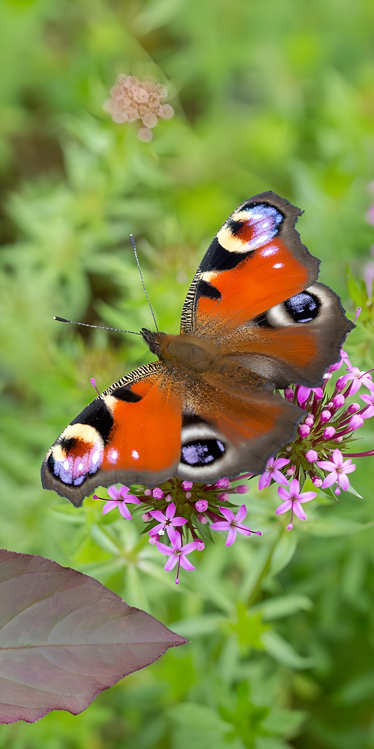 TPDE83228: Schmetterling auf blühenden Pflanzen