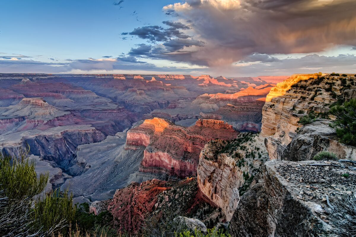 Grand Canyon bei Sonnenuntergang