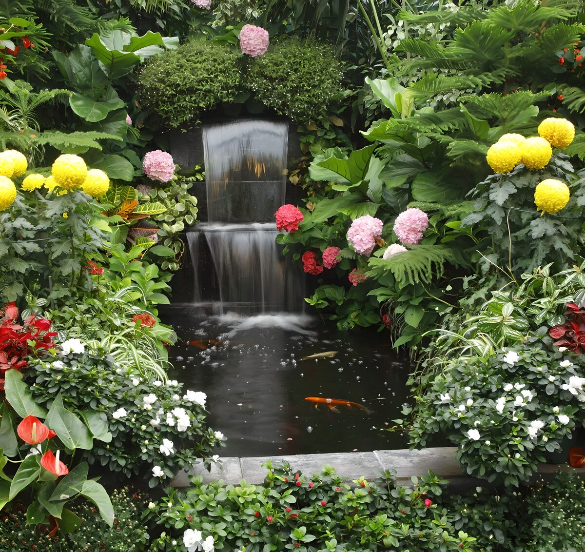 Koi Karpfen, ein mytenreiches Wesen, im japanischen Alltag