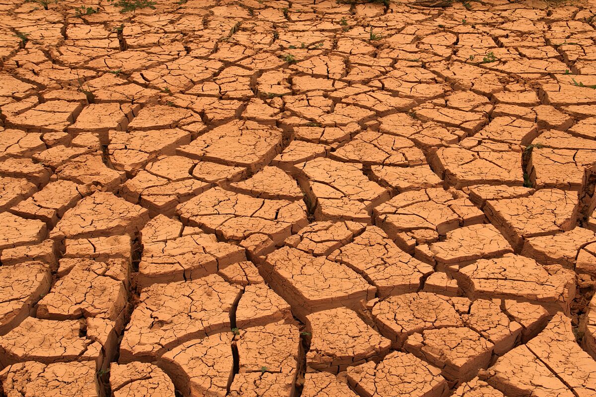 ausgetrockneter Sand-Boden