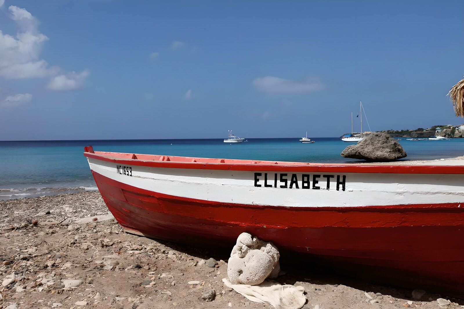 TPDE77341: Fischerboot mit Namen 'Elizabeth"