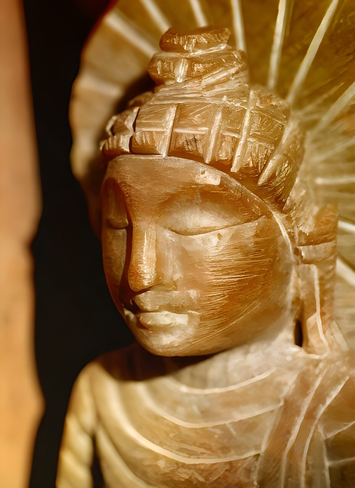 Buddha-Statue aus Speckstein