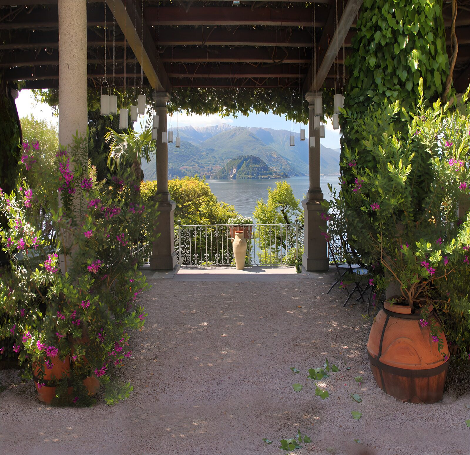 TPDE22705: Überdachte Terrasse am See