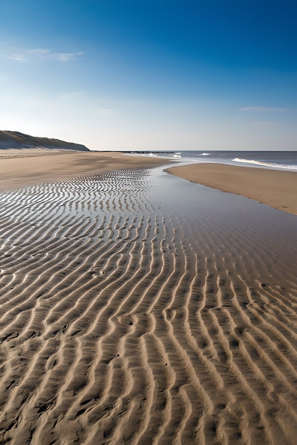 TPDE95873: Wellenmotiv am Strand