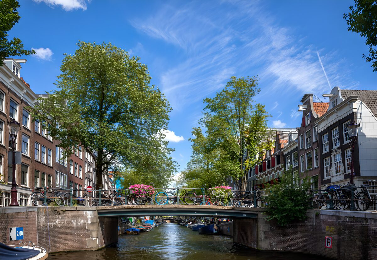 TPDE58744: Brücke über den Amsterdamer Kanal