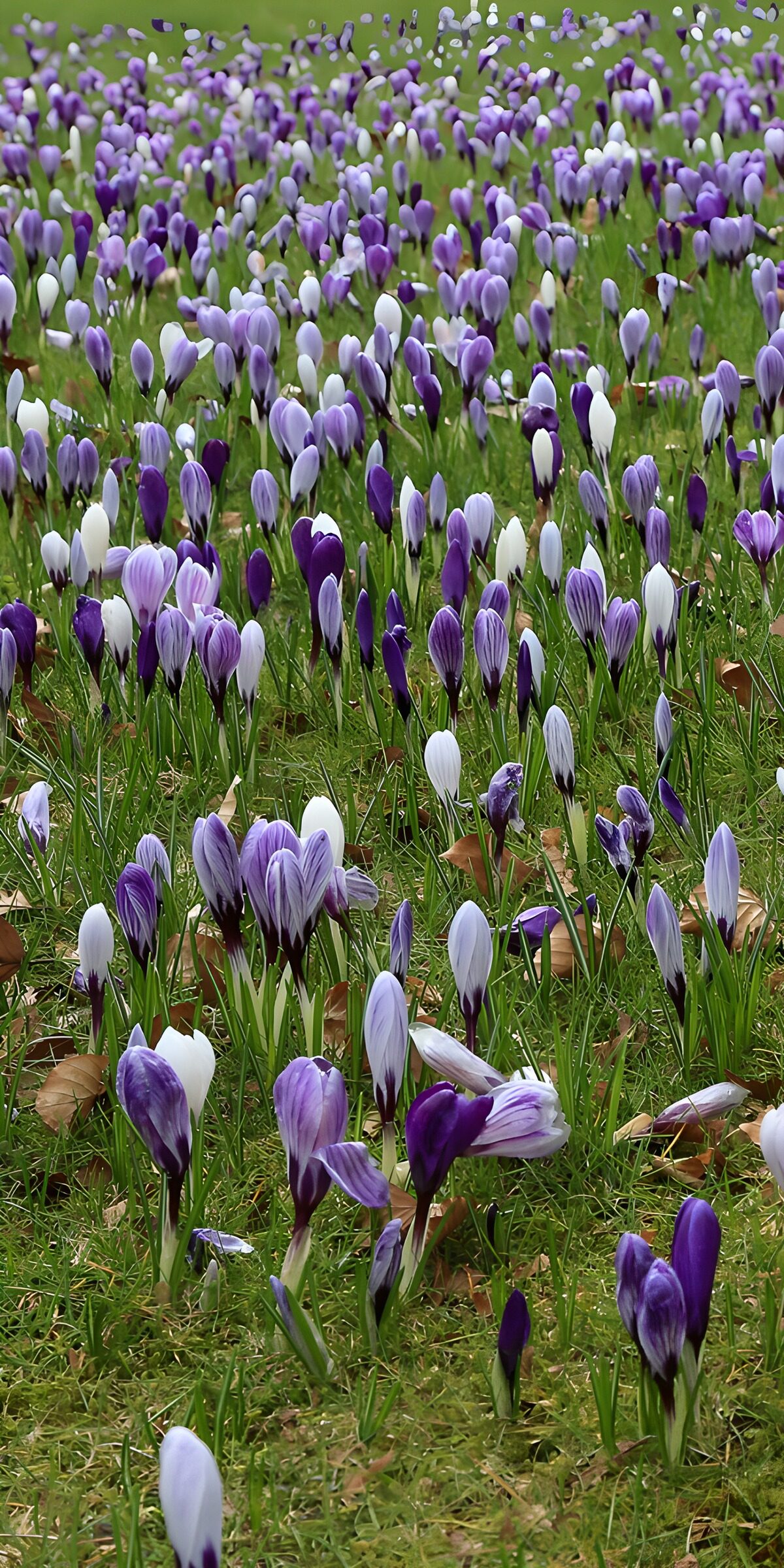 TPDE53775: Blühende Krokusse im Frühling