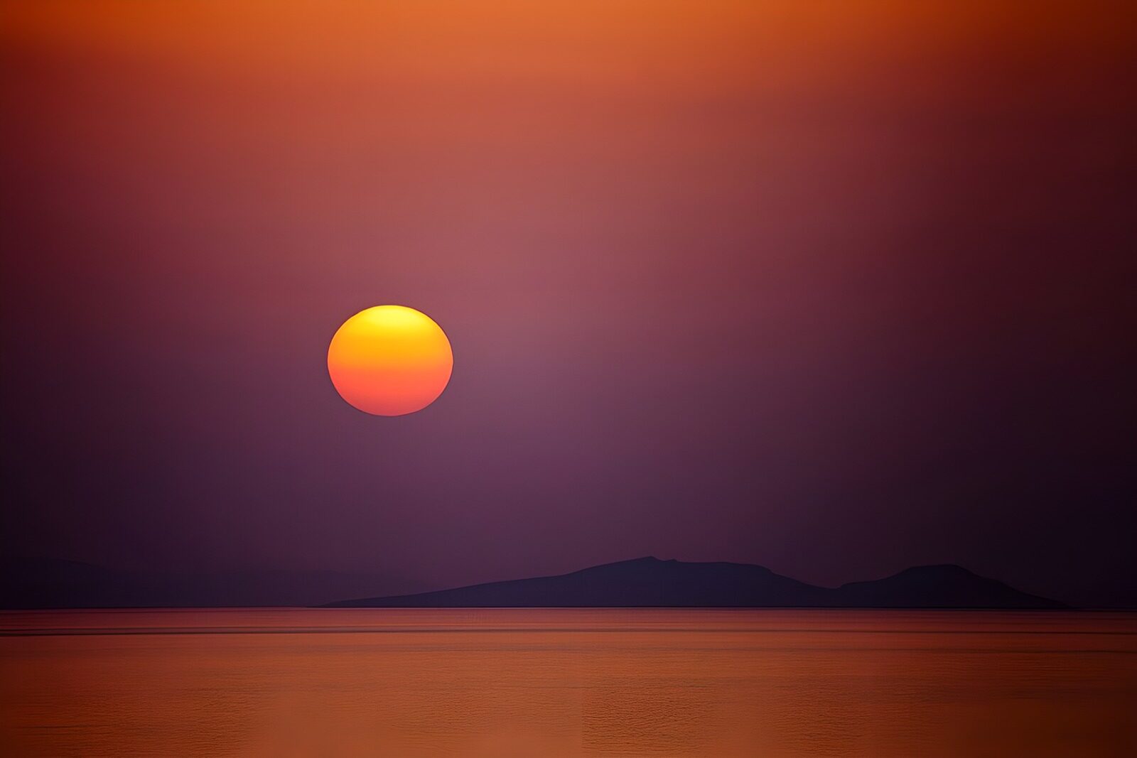 TPDE91070: unwahrscheinlich schöner Sonnenuntergang