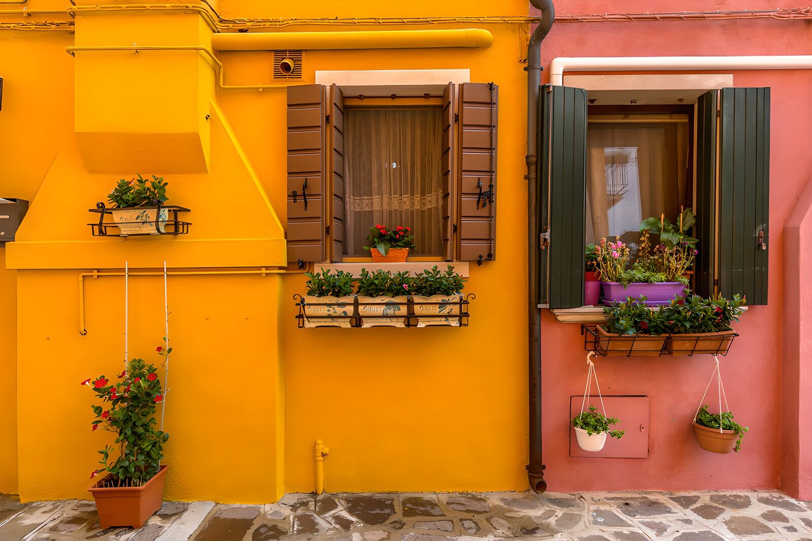 TPDE90106: Farbenfrohe Fenster in Burano