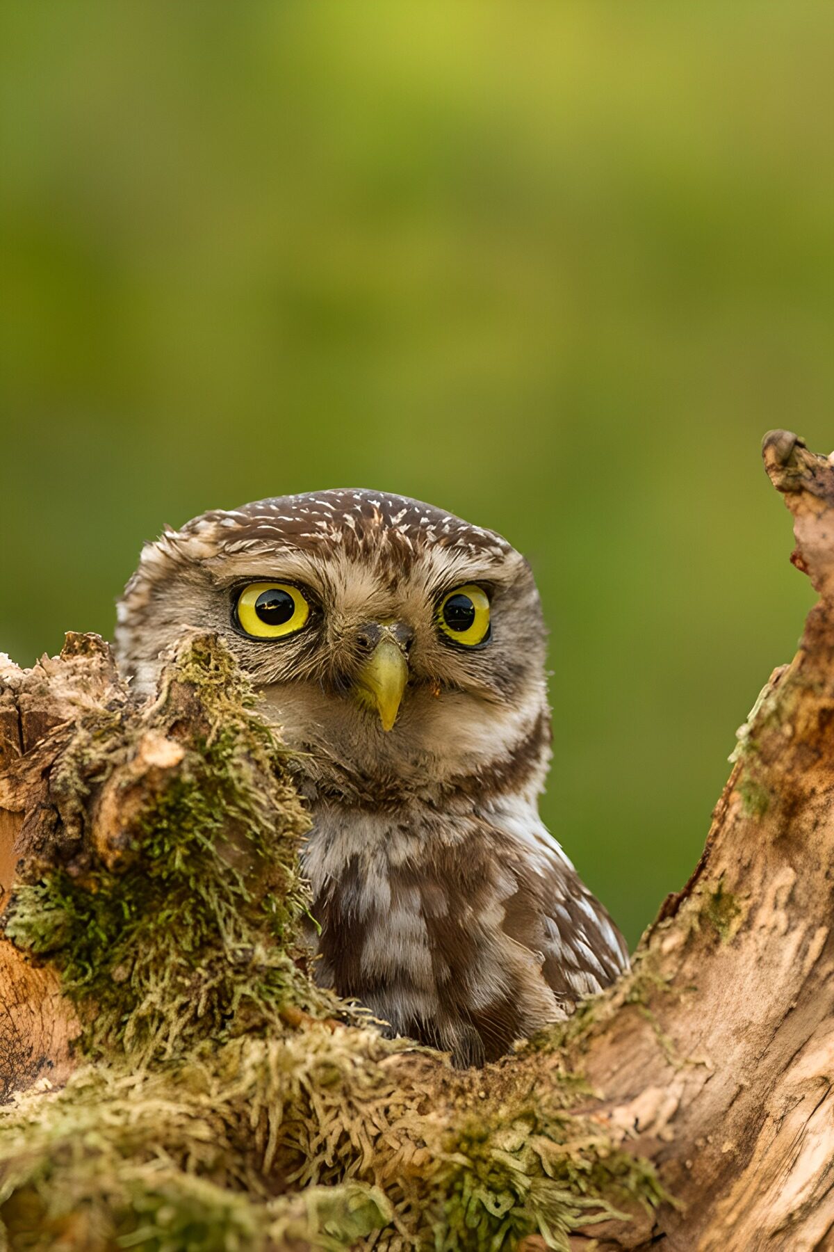 TPDE97318: Kleine Eule in der Natur