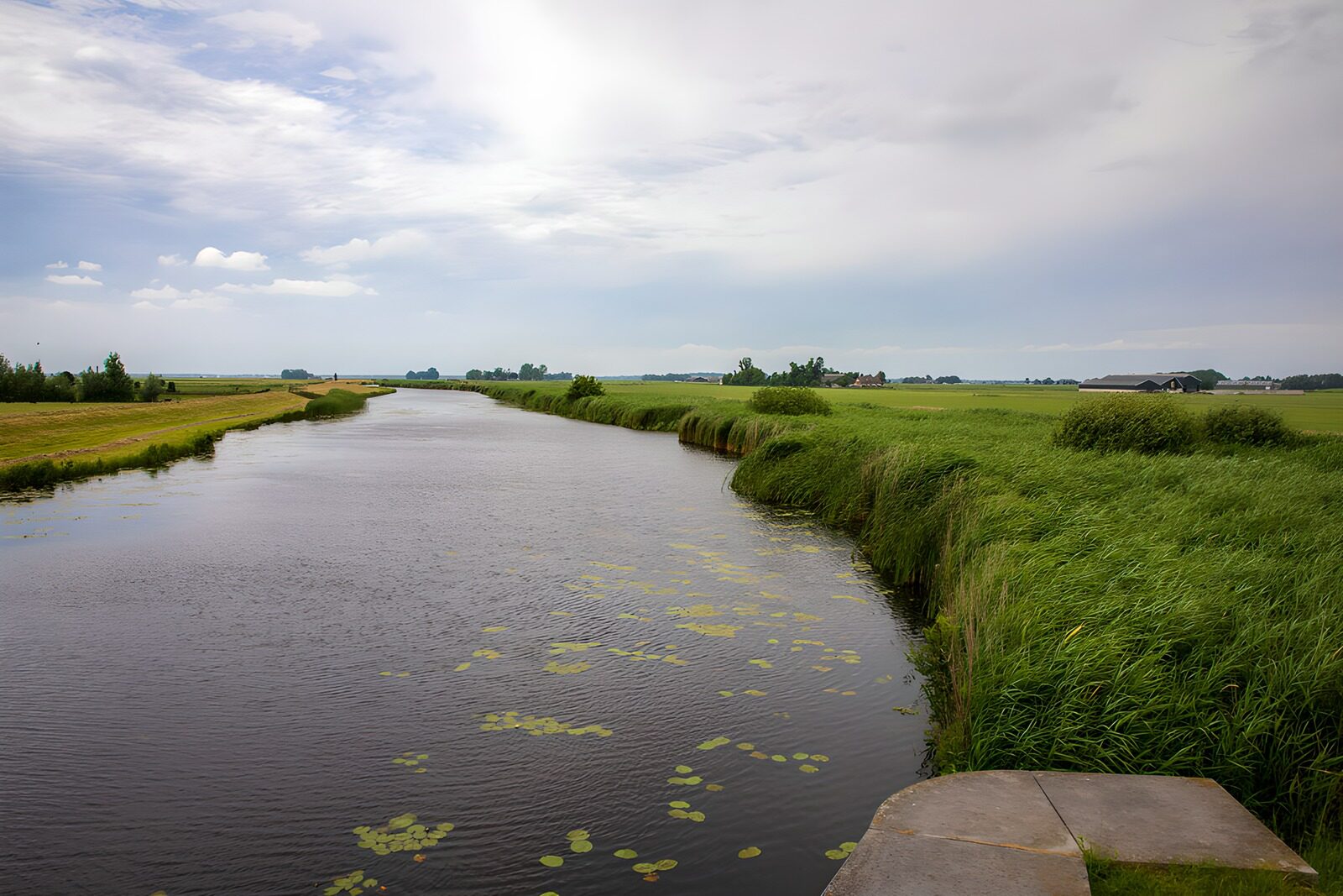 TPDE96832: Ruhiger Fluss in ländlicher Umgebung