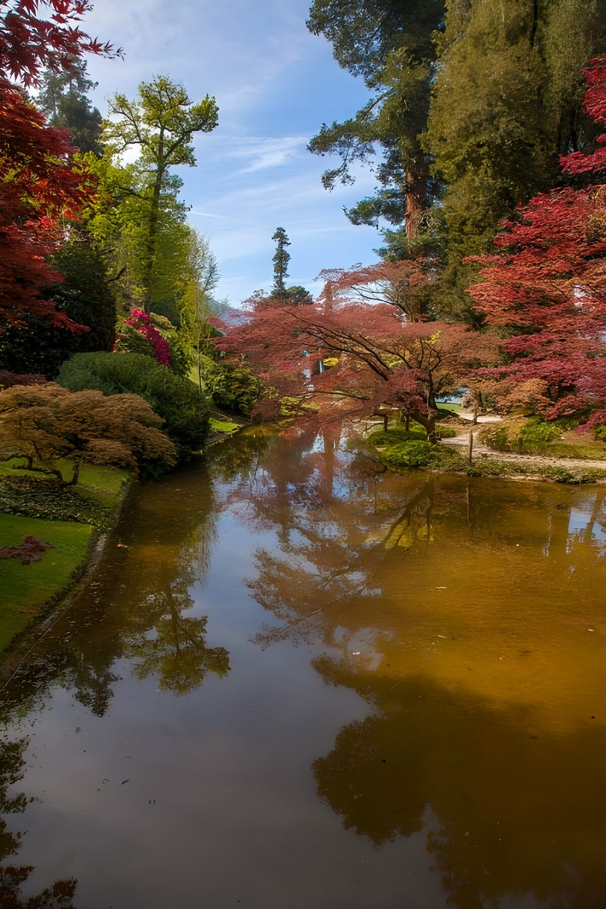 TPDE27103: Japanischer Garten mit Teich