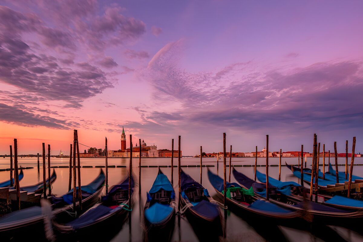 Sonnenuntergang über Venedig