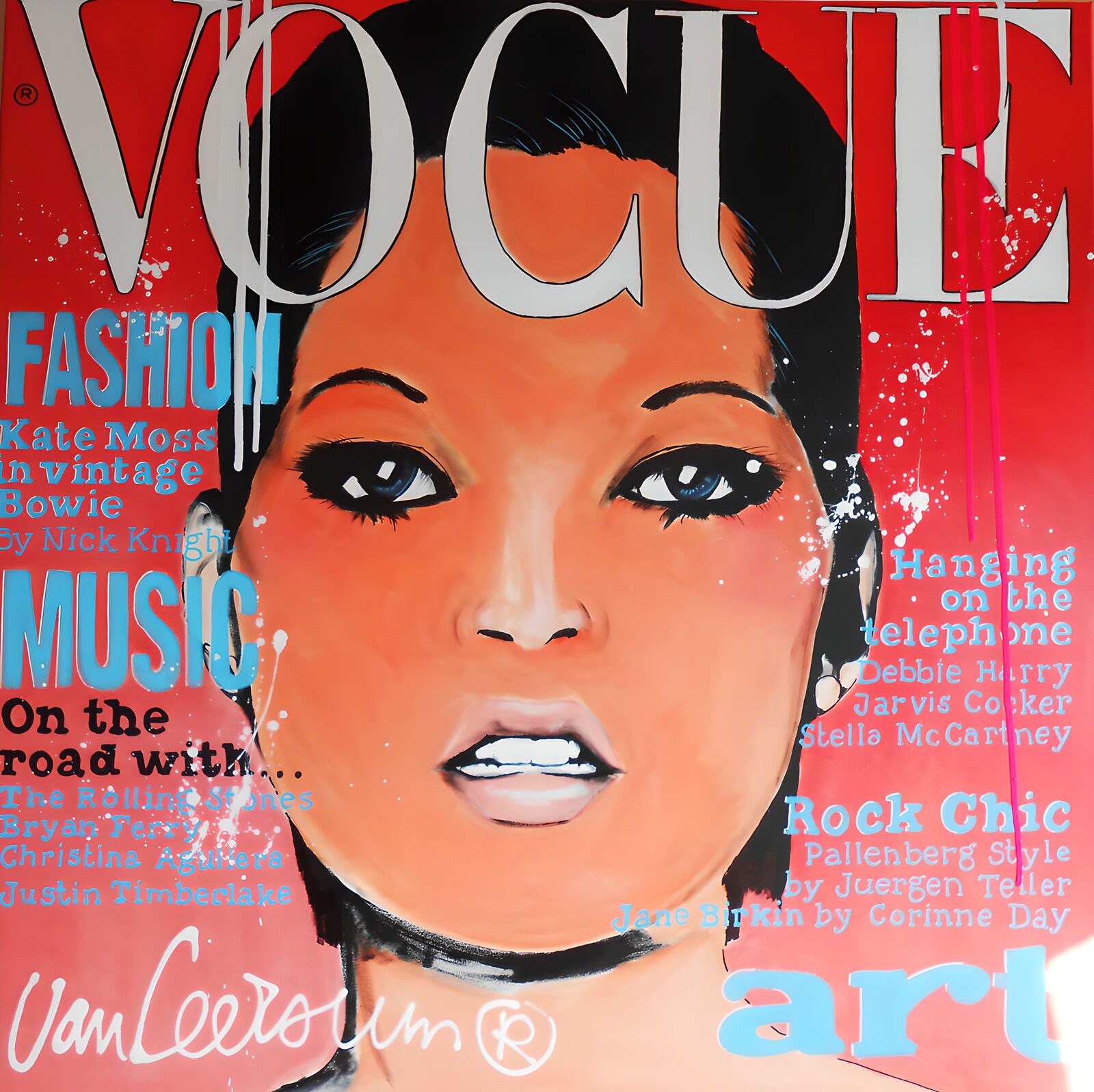 TPDE40942: Modeikone auf dem Vogue-Cover
