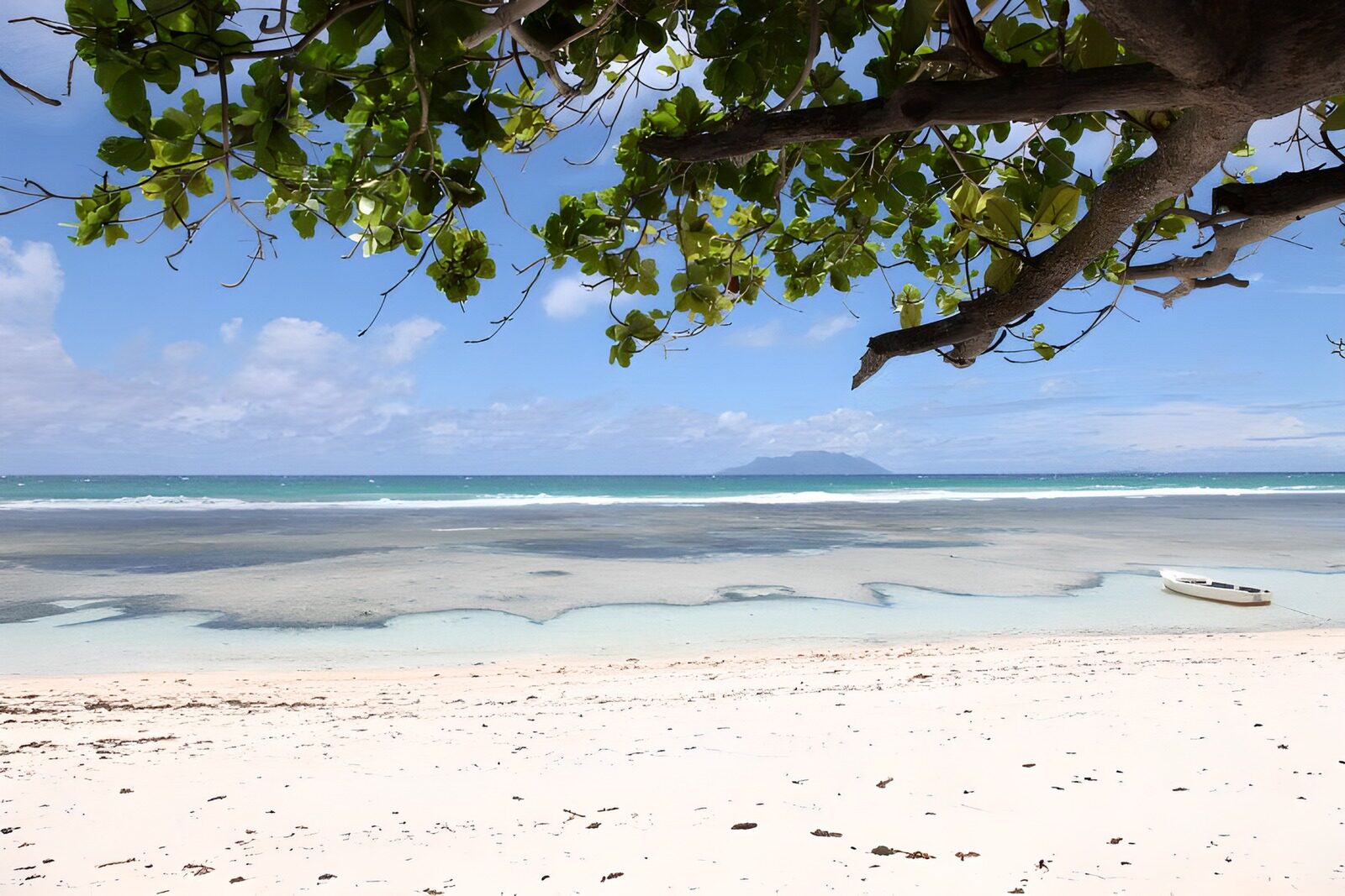 TPDE23468: am Horizont die Berge, Meer und Strand ganz nah