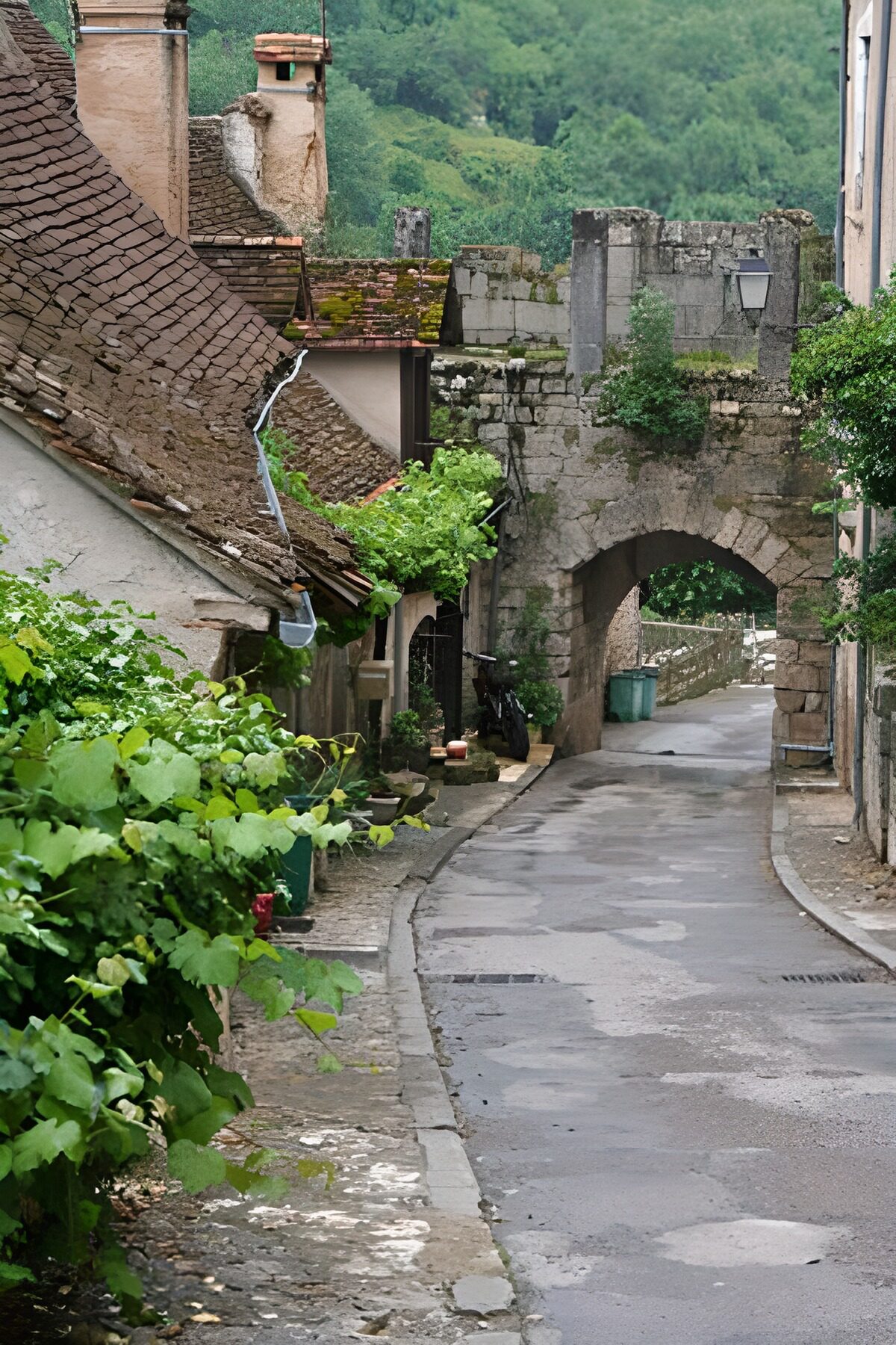 TPDE55754: mittelalterliche, französische Gasse 2