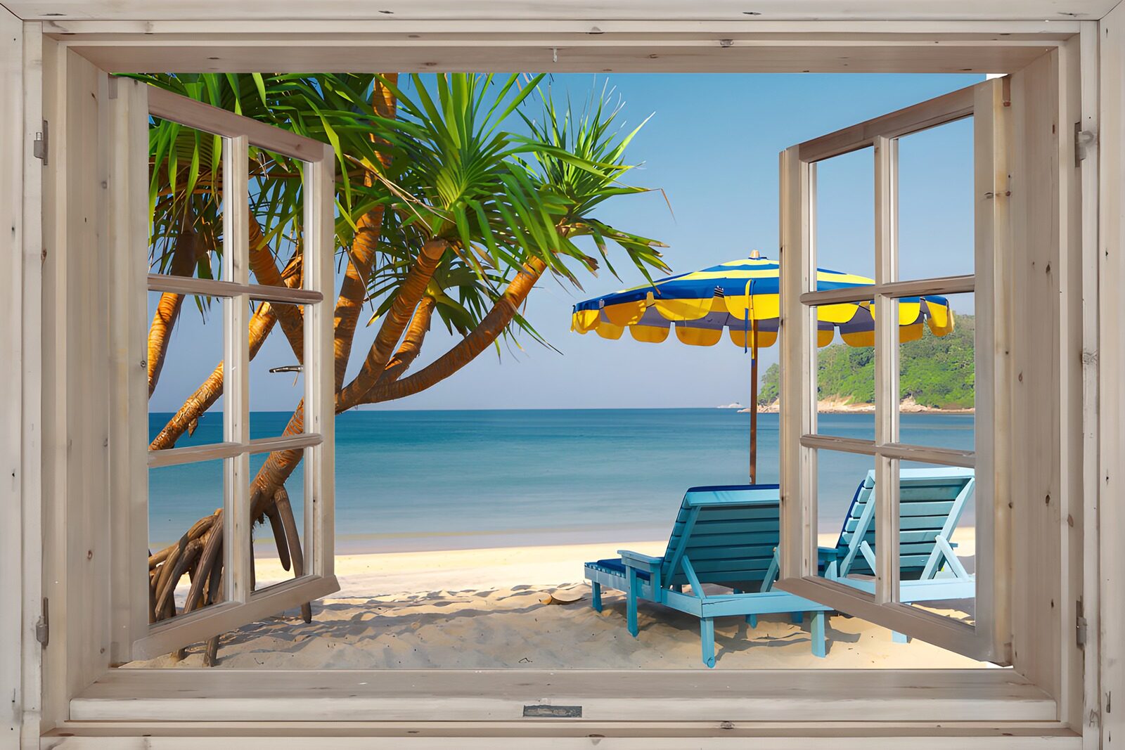 TPDE31630: Blick auf einen traumhaften Strand