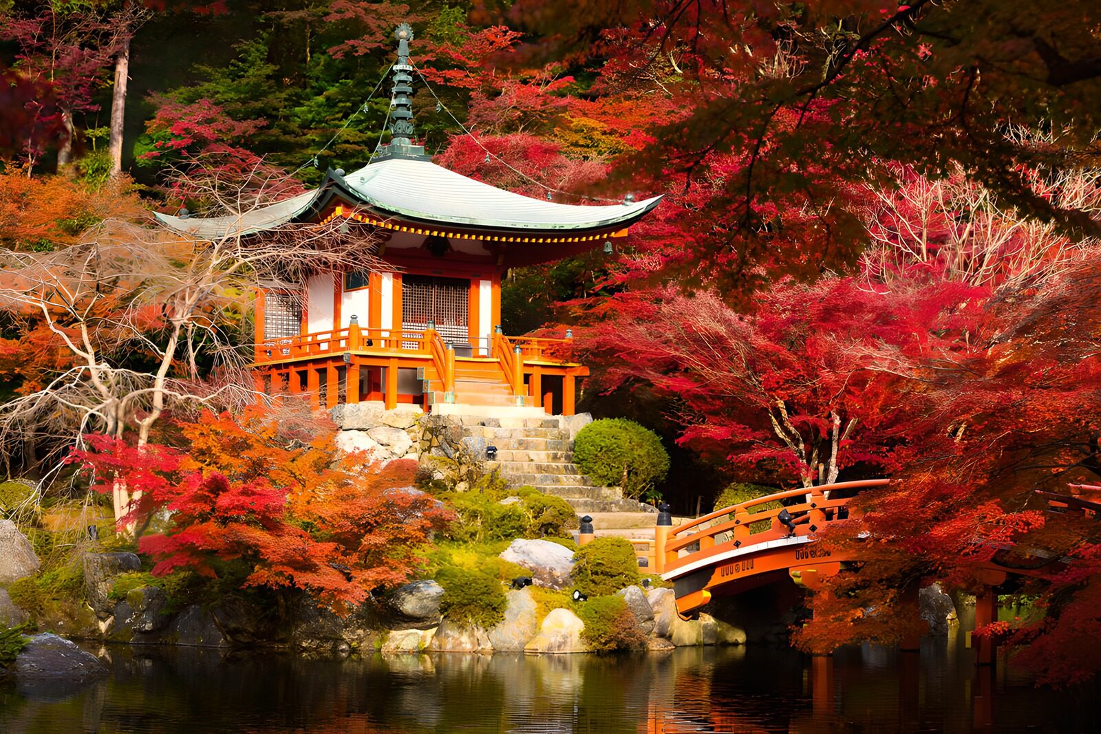 TPDE42330: Herbstliche Ruhe im japanischen Garten