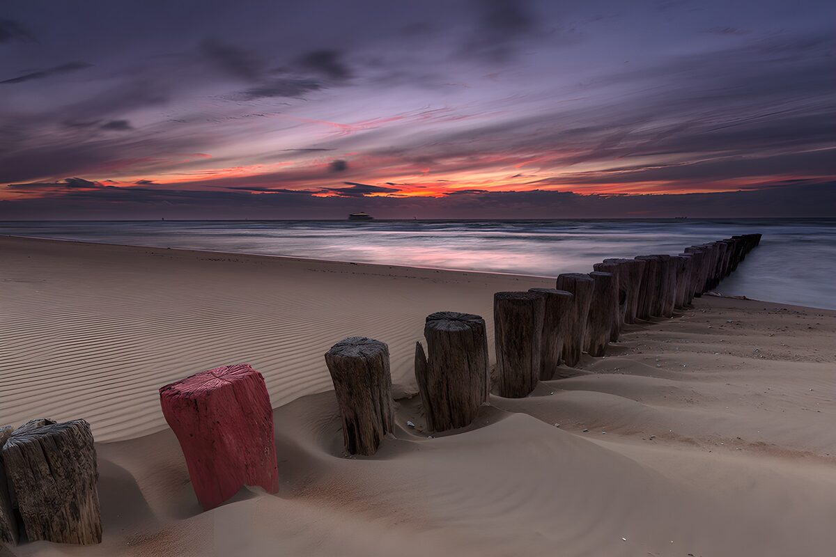 TPDE35864: Sonnenuntergang am Strand