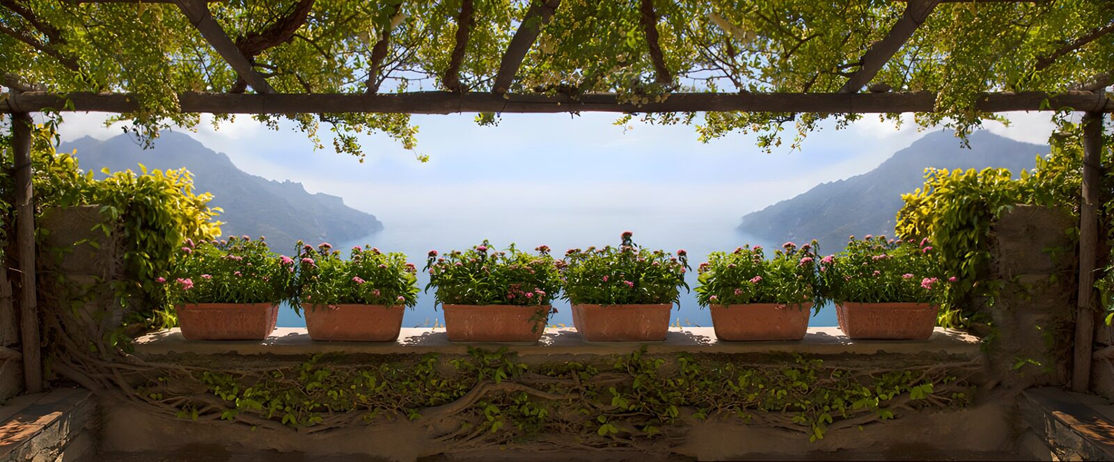 TPDE54825: Blühendes Paradies mit Seeblick