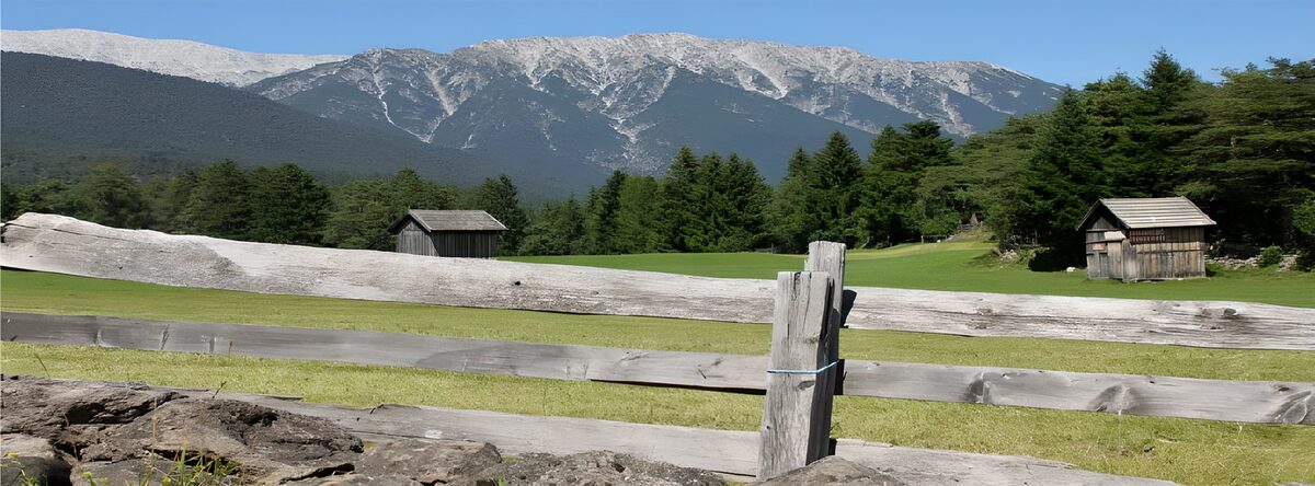 TPDE20344: Lattenzaun um eine Alm, irgendwo in den Österreichischen Alpen