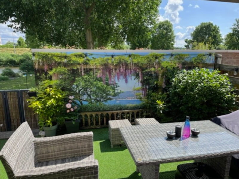 Ruhige, stimmungsvolle Gartengestaltung